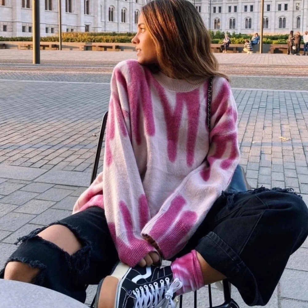 Pink Sweater